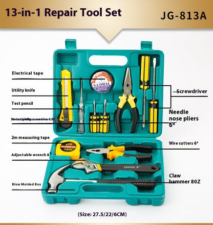 Household Hardware Tools Repair Kit Suit