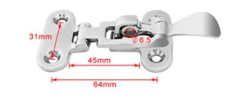 Stainless Steel Marine Hasp Box Buckle Lock Door Lock Buckle Yacht Hardware Accessories