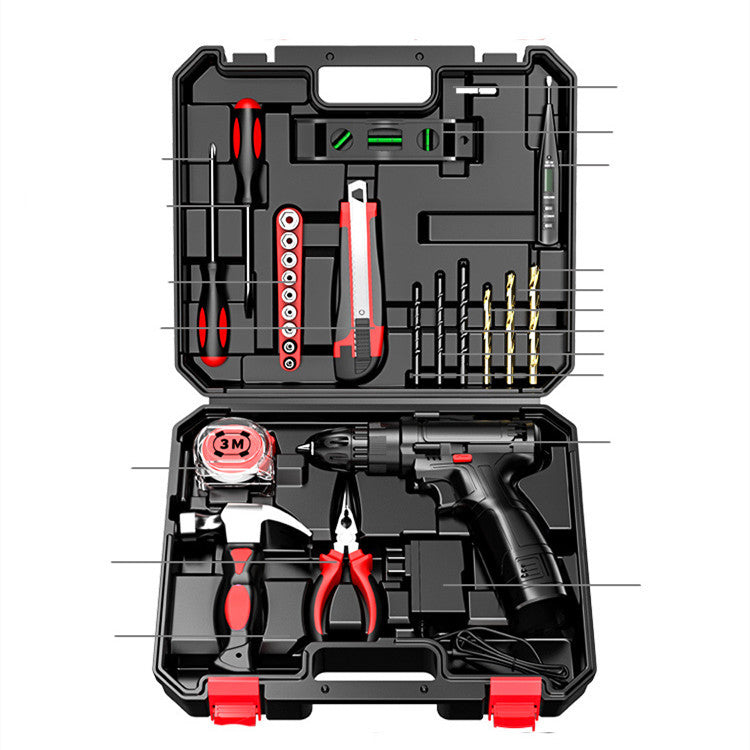 Toolbox Set, Household Multi-function, Family Car, Daily Electrical Hardware, Universal Maintenance