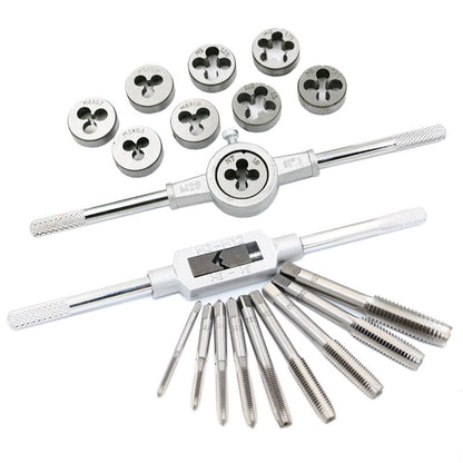 Tap And Die Set Hand Tap Hardware Tool Wrench Wrench Metric Tap Set