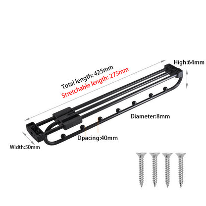 New Wardrobe Clothes Rail Telescopic Hardware Accessories