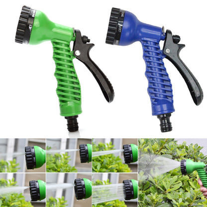 Latex Natural Telescopic Water Hose High Pressure Car Wash Water Gun Watering Flower Watering Vegetable Hose Summer