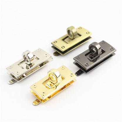 Box And Bag Hardware Accessories Golden Die Casting Screw Lock