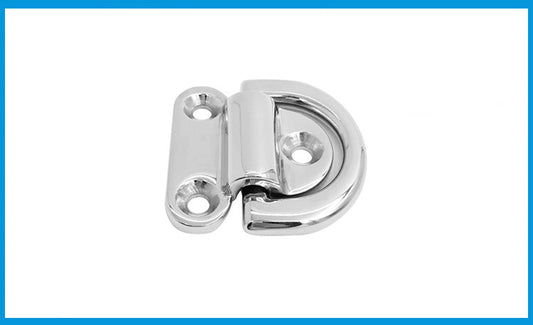 AliExpress EBay Spot 316 Stainless Steel Marine D-ring, Yacht Hardware, Deck Foldable Ring