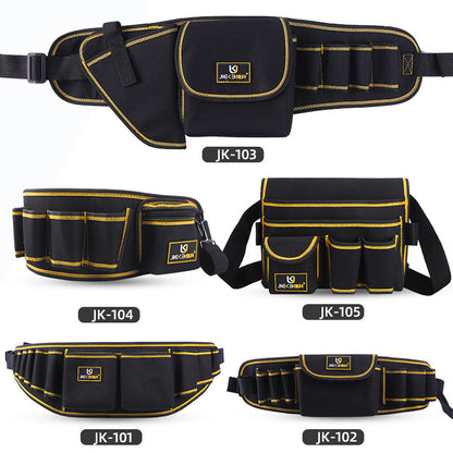 Multifunctional Maintenance Electrician Waist Bag Oxford Cloth Hardware Tool