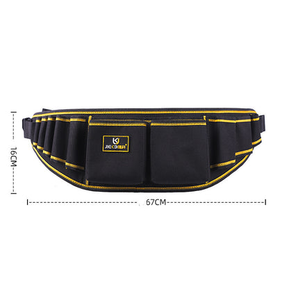 Multifunctional Maintenance Electrician Waist Bag Oxford Cloth Hardware Tool