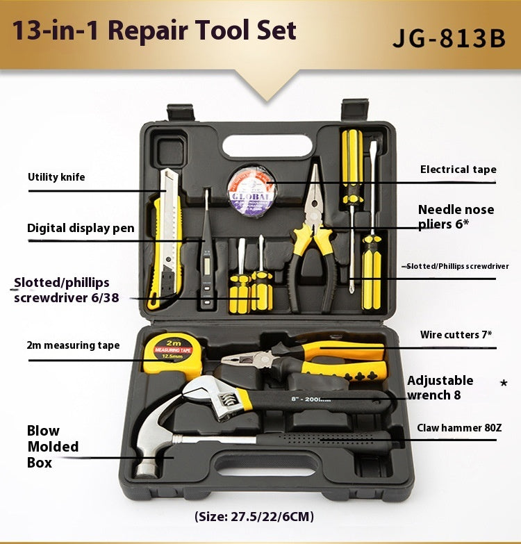 Household Hardware Tools Repair Kit Suit