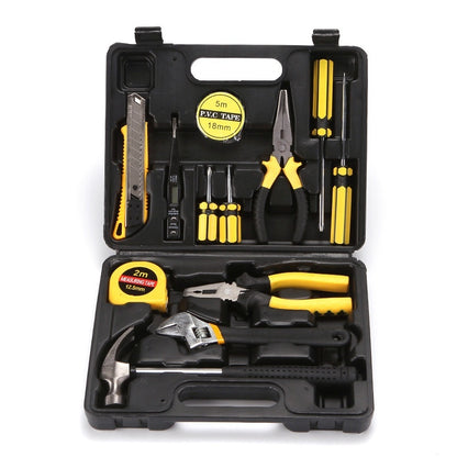 13-piece Multi-functional Hardware Kits Dual Use In Car And Home Combination Toolbox With Sharp Nose Pliers